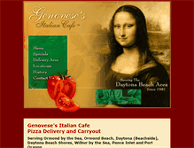 Tablet Screenshot of genovesesitaliancafe.com